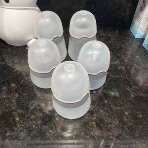 Set of Nanobebe silicone bottles